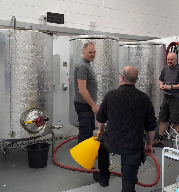 In the brewhouse