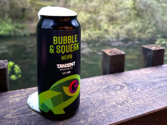 A can of Bubble and Squeak at Deer Park, Cornwall